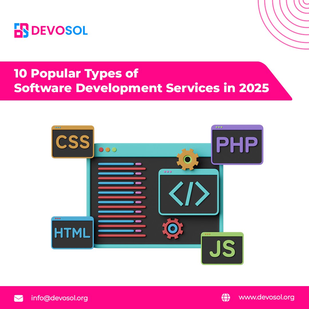 10 Popular Types of Software Development Services in 2025